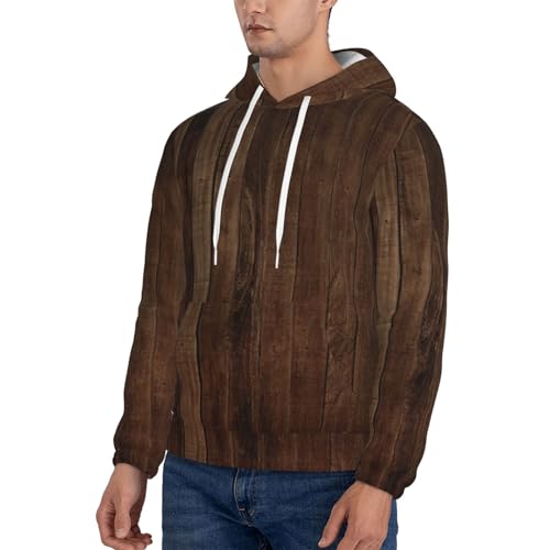 Pull à capuche pour homme chaud et confortable col rond
