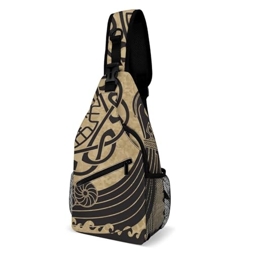 Sling bag runes vikings : le sac de poitrine idéal en excursion