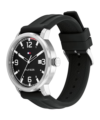 Image of Tommy Hilfiger Black Dial Round Shaped Casual Men Watch TH1710481W