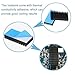 Awxlumv 2Pcs 25mm Heatsink 50x25x10mm/ 2 x 1x 0.4 inch with Thermal Conductive Tape, Cooler Aluminum Heat Sink for Cooling DIY Electronics USB WiFi Router Mini-SATA PCB Device (50mmx25mmx10mm)