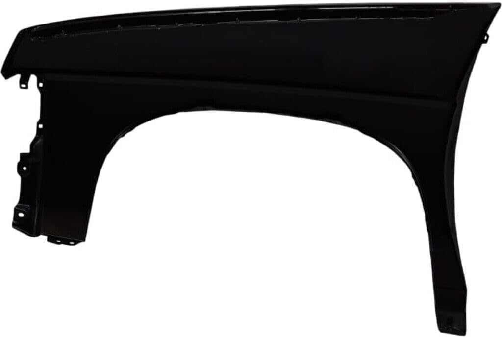 Fender For Nissan D21 Pickup 1989 To 1994 Pickup 1995 To 1997 Front Passenger Side, Black, Steel NI1241121