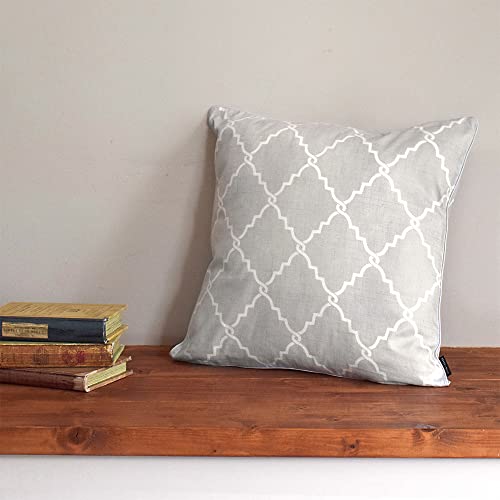 �X�^�C���f�R�[��(STYLE Decor) �N�b�V�����J�o�[ 45×45cm �k�� ������� ���킢�� 2���Z�b�g ��100% �O���[ �V���v�� �X�^�C���b�V�� �X�^�C���f�R�[�� W3501300-NVL2603 ���|�P�b�g�e�B�b�V���|�[�`�t��