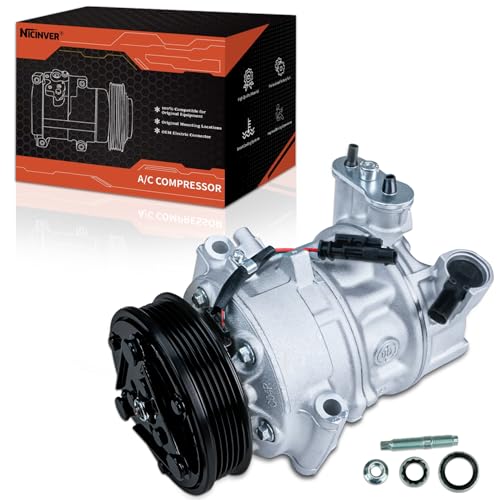 AC Compressor with Clutch Fit for Chevrolet Cruze Limited/Cruze NG 2012-2019 1.4L Air Conditioning Compressor for CO 22226C