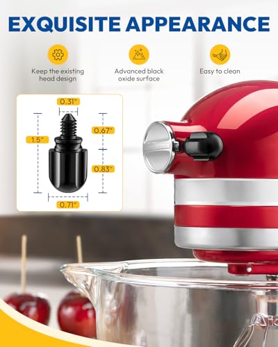 Tornillo corto para mixer Kitchen Aid aluminio 6061 miniatura 5