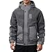 Fleecejacke Herren Outdoor Fleecejacken mit Kapuze Reißverschluss Teddy Jacke Dicker Stoff Wanderjacke für Herbst und Winter Softshelljacke Übergangsjacke für Wanderungen und Outdoor-Abenteuer