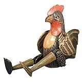  Marioneta de gallo de madera de 22,86 cm