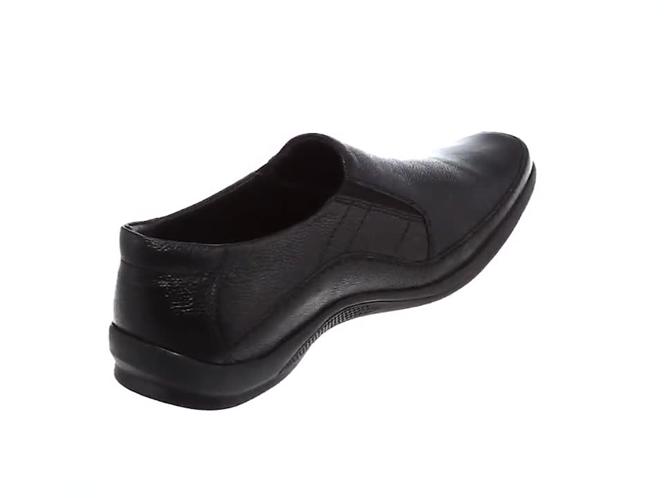 Buy Lee Cooper Men Black Leather Formal Shoes-7 UK (41 EU) (8 US