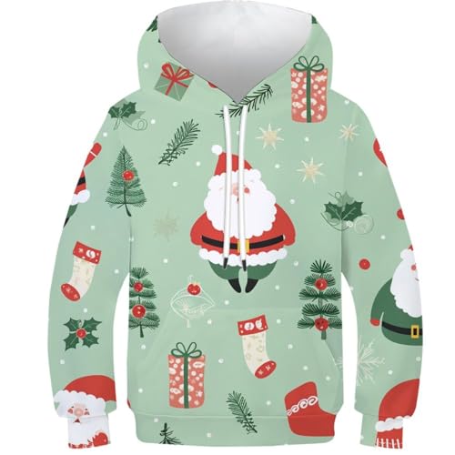 Sweat à Capuche Imprimé 3D Enfants Pull Casual pour le Sport