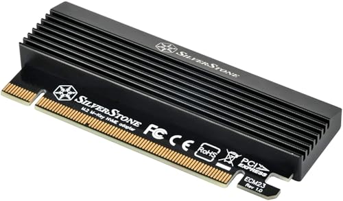 Amazon | Silver Stone M.2(Mキー)→PCIe x4変換アダプタ