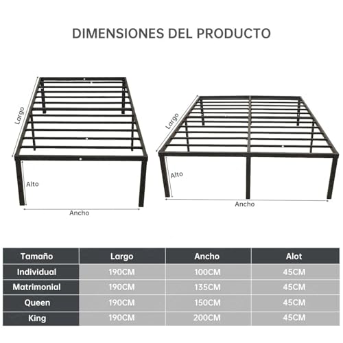 Catálogo de Cama Tubular Matrimonial los 10 mejores. 20 Imagen adicional