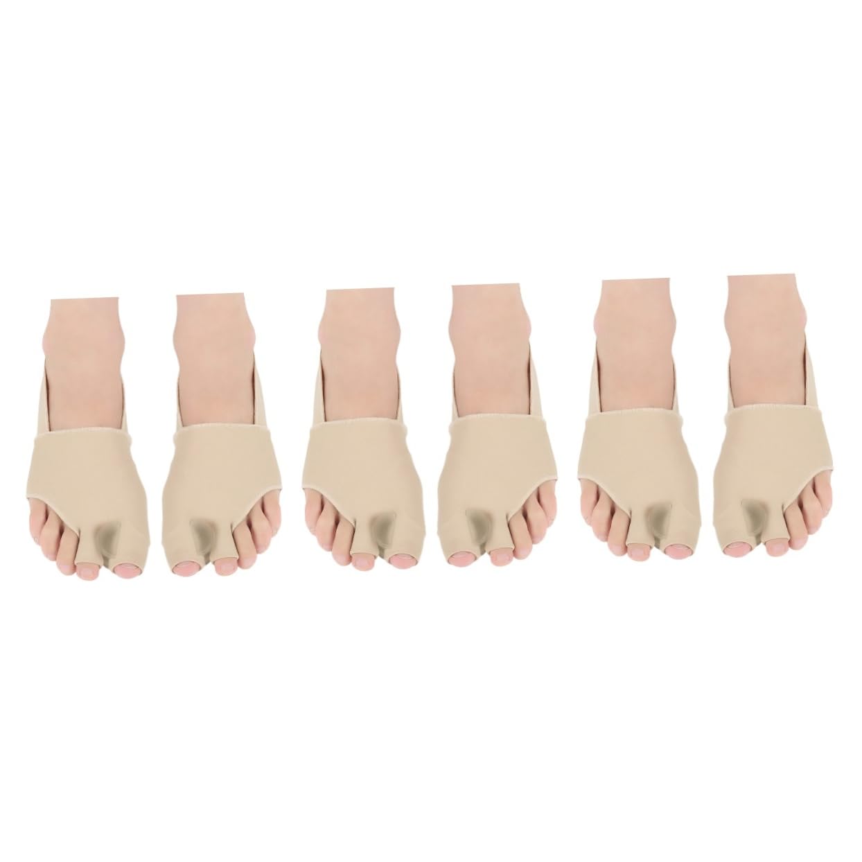 FOMIYES Silicone Gel Toe Bunion Protector Pads for Hallux Bunion Socks Spacer Toe Separator