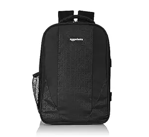 amazon basics Waterproof Fabric DSLR Camera Backpack Lightweight Camera/Laptop Bag, Lens Accessories Bags Carry Case for All DSLR SLR Cameras With Tripod Holder-A52