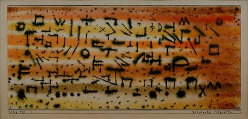 Toile l'Égypte détruite par Paul Klee portrait decoracion mural affiche salon 60x90
