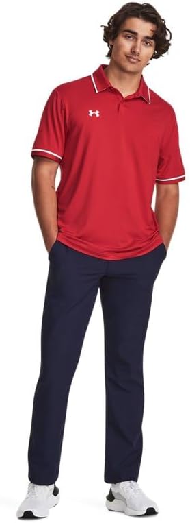 Teams Performance Polo With Tipped Details by Under Armour - Image 3