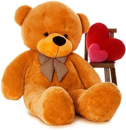 RTX Soft Toys Teddy Bear Birthday Gift Birthday Gift Boyfriend Husband Wedding Couple Special (2 FEET 60 CM, Brown)