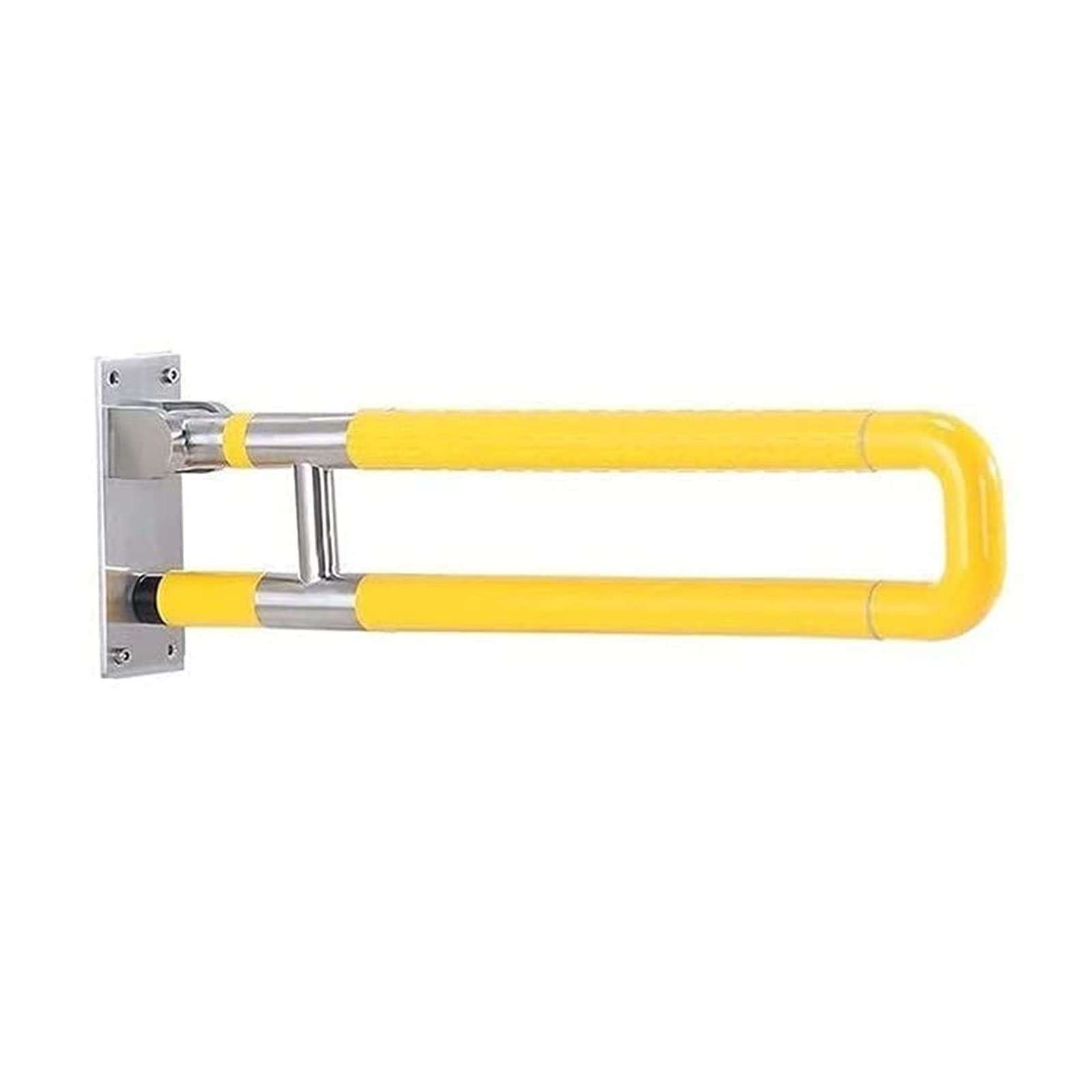 FKXSXAZ Bathroom Grab Bar, Portable Safety Rails Disabled Elderly Pregnant Foldable Handrail Towel Rack Anti-slip Bar(75cm)