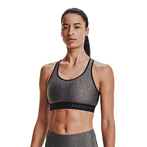 Image of Under Armour Women's Armour Mid Heathered Sports Bra