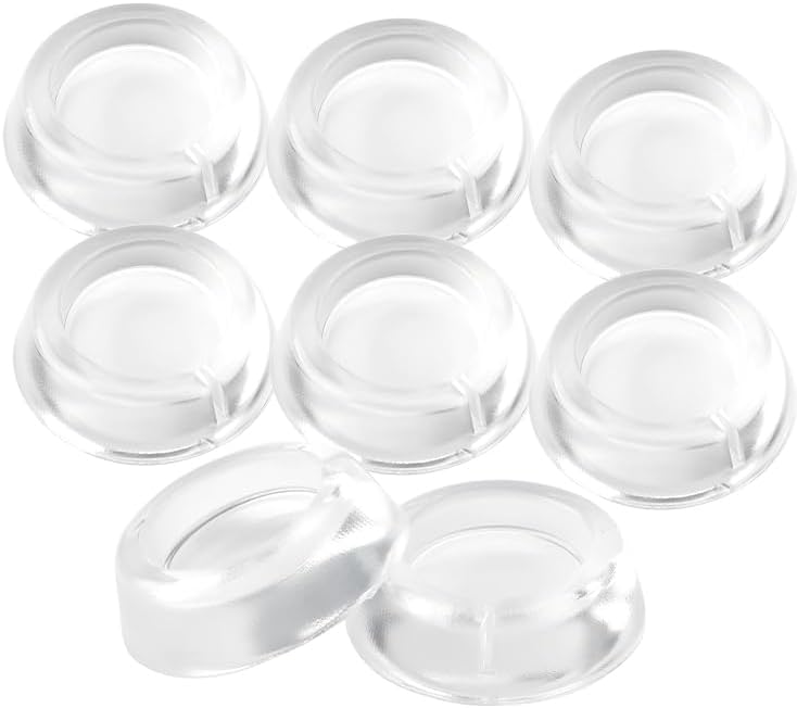 Transparent Anti Vibration Pads for Washing Machine and Dryer, 8 Pcs Heavy Duty Washer Vibration-Dampening Pads to Stop Shaking and Noise, Non-Slip Shock Absorbing Mat for Furniture, Refrigerator