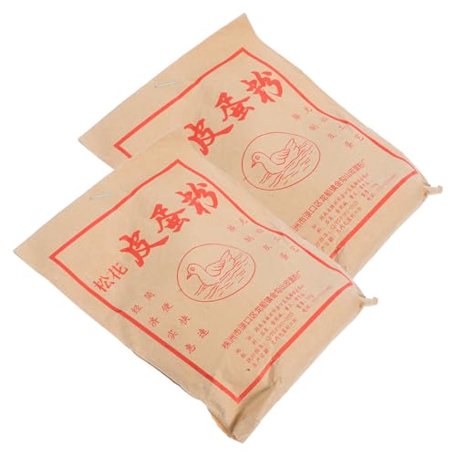 BIUDECO Polvo de Huevo para Conserva Ingredientes Tradicionales para Hacer Huevos Preservados Casa Fácil de Usar Textura y Color Atractivo Cada