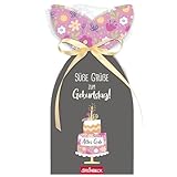 STEINBECK Fruchtgummi - Süße Grüße zum Geburtstag - Geschenk 100g Valentinstag Freundschaft Überraschung Aufmerksamkeit Lieblingsmensch