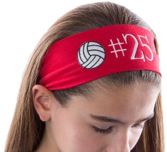 Volleyball Team Headbands Wholesale Bulk Set of 10 Personalized Embroidered Cotton Sport Sweatbands2