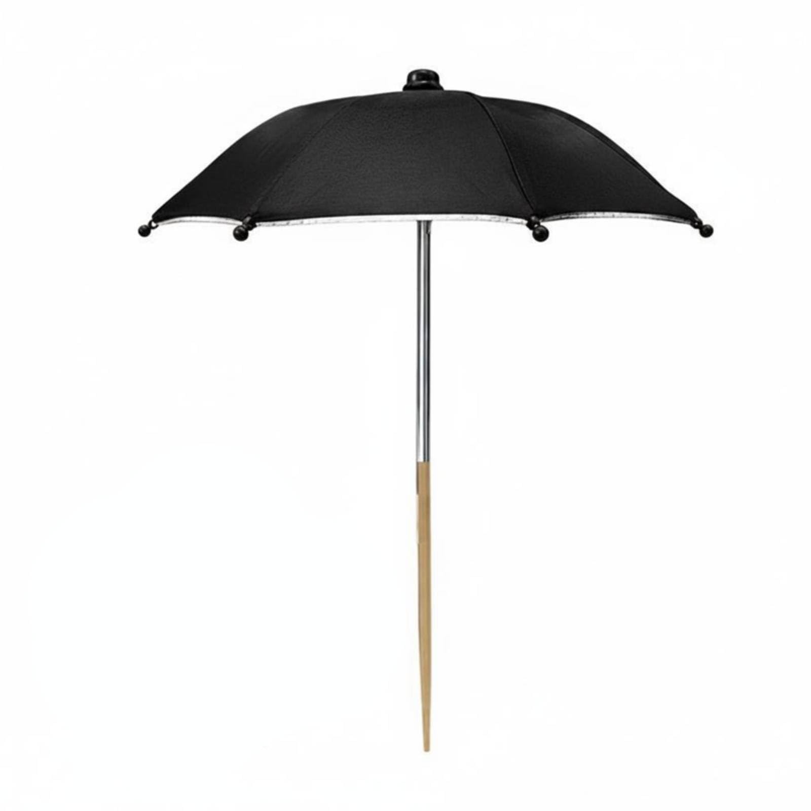 Thickened Material Potted Plant Sunshade Heat Insulation Flower Pot Sun Canopy Easy Installation Mini Plant Umbrella Reusable for Gardeners, Outdoor, Balcony, Patio, Garden, Black, Plant Umb-image-18
