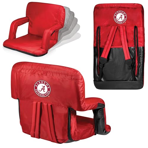 Image of NCAA Alabama Crimson Tide Ventura Portable Reclining Seat, Red