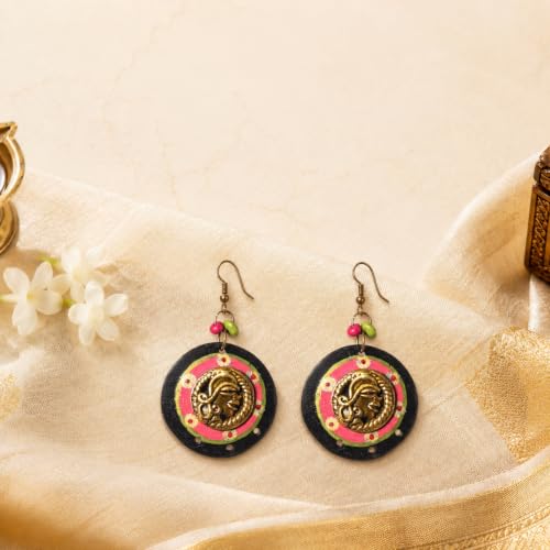 Image of Boho Ethnic Earrings Collection for Women - Colorful Tassel, Hoop, Stud, Drop, Chandelier & Huggie Styles Inspired by Festival Fashion