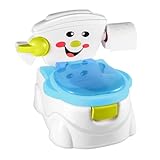 Aide bébé à l'apprentissage de la propreté : cette toilette d'apprentissage de la propreté ressemble à une vraie toilette avec une forme profilée et une structure de toilette, afin que votre bébé puisse s'entraîner à utiliser les toilettes. Il est également conçu de manière ergonomique pour les , offrant à votre bébé confort et sécurité.