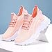 Women's Luxurious Orthopedic Sneakers, Comfort Wear Shoe Lightweight Breathable,Work Gym Trainers,Fashion Casual Shoes (Pink,5.5)