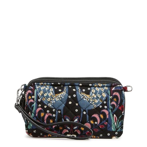 Image of Vera Bradley Women's Cotton All in One Crossbody Purse With RFID Protection