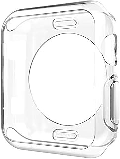 HANKN Case for Apple Watch Series 8 7 41mm /Series Se 6 5 4 Case Gold 40mm, Plated Soft TPU Cover Protective Iwatch Bumper [No Front Screen Protector] (Gold)