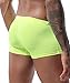MIZOK Men's Swim Trunk Swimwear Quick Dry Bathing Suit Board Short Sexy Boxer Brief with Drawstring Yellow XL