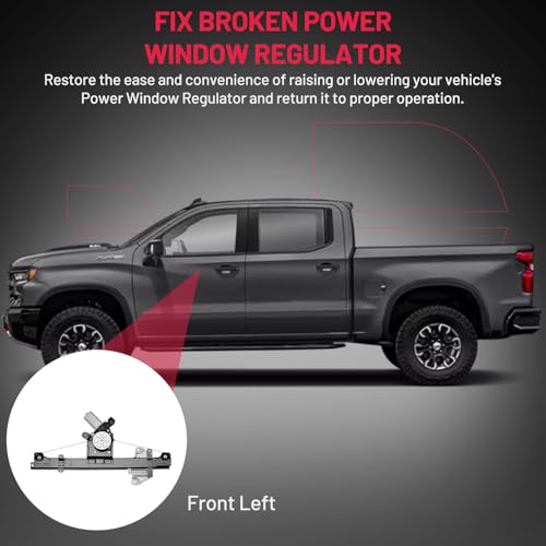 Image of BDFHYK 751-394 Power Window Regulator with Motor Front Left Compatible with Nissan Sentra 2013-2019