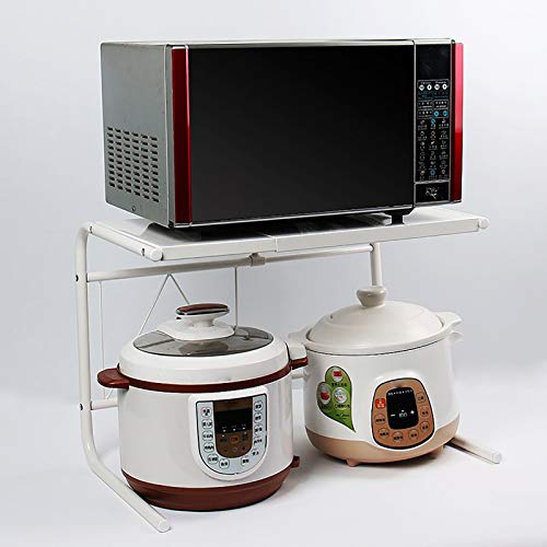 Étagère extensible en métal pour micro-ondes - 40-60 x 36 x 42 cm Cover