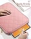 Dadanism 9-11 Zoll Puffy Tablet Tasche für iPad Pro 11, iPad Air 11, iPad (A16) 11, iPad 10. Gen 10,9, iPad 9/8/7. Gen 10,2, iPad Air 5/4 10,9, Galaxy Tab A9+ 11/S9 FE, Tab M11 11, DunkelRosa