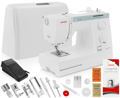 Image of Sewist 721 Sewing Machine - Includes 1 /4 inch Seam Foot + Janome Universal Needles + Janome Leather Needles