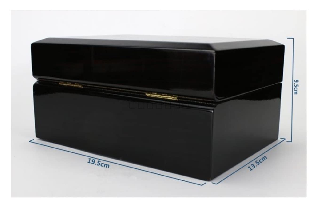 RUVOO Uhrenrolle Uhrenbox Uhrenhalter Einzelne Hölzerne Uhrenbox Uhrenaufbewahrungsbox Geschenkbox Vitrine Mechanisches Uhrengehäuse Uhrenetui Uhrenaufbewahrung