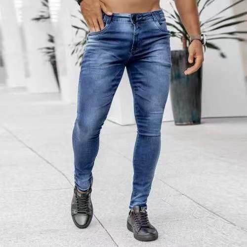 Thatrich Skinny Jeans for Men Stretch Slim Fit Moto Biker Jeans Straight Leg Denim Pants Casual Fashion Streetwear Trousers2