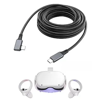 IRUSU Oculus Quest 2 Link Cable: 16-Feet Durable Connection For Seamless Pc Gaming, Black