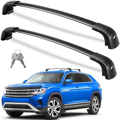Wonderdriver Roof Rack Cross Bars for VW Atlas Cross Sport 2020-2...