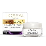 L'Oréal Paris Crema de Día Anti Arrugas Hidra Total 5 con Retinol, 50ml