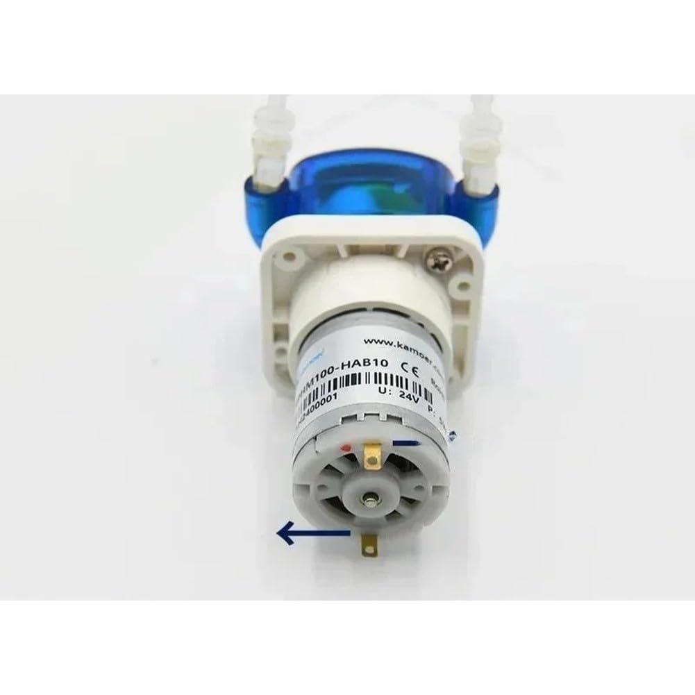 Bomba peristáltica 12V/24V 100ml/min 65ml/min Engranaje de plástico de bajo ruido para líquidos viscosos, pequeña bomba CC para aplicaciones industriales HEB10-12V