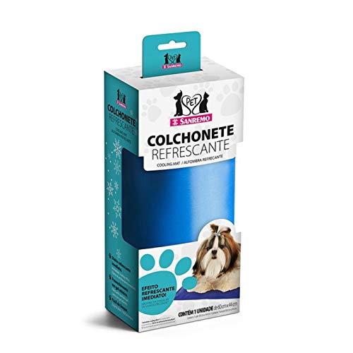 Colchonete Refrescante em Nylon Sanremo para Cães, Azul