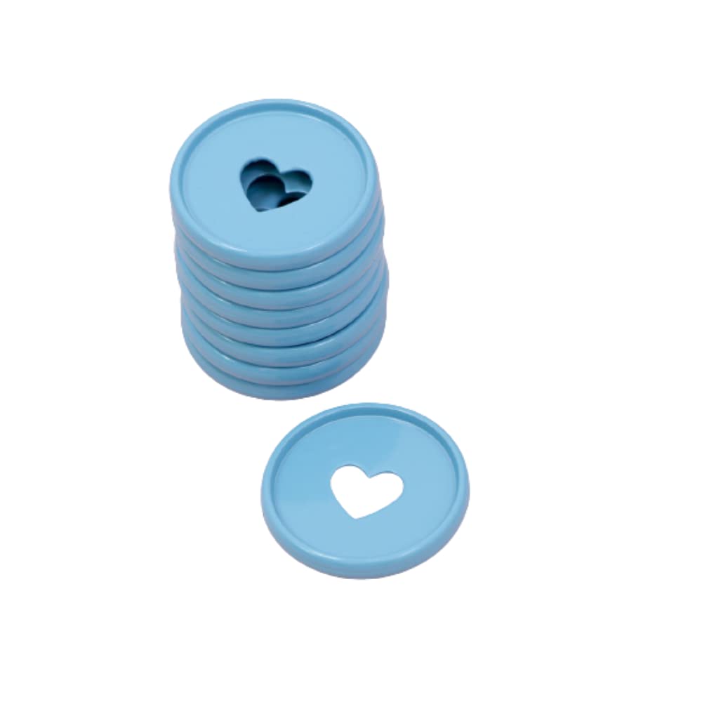 Craftelier 35mm Baby Blue Disc Binding Rings – Pack Of 9 Metal Rings For Planners & Albums - View #13