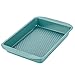 Farberware purECOok Hybrid Ceramic Nonstick Bakeware Baker & Rectangular Cake Pan, 9-Inch x 13-Inch, Aqua