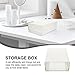 STOBOK Household Drawer Box Storage Organizer for Desk Multi-Layer Storage Case Convenient Accessory for Office and Dorm Use Sturdy and Stackable Large Capacity
