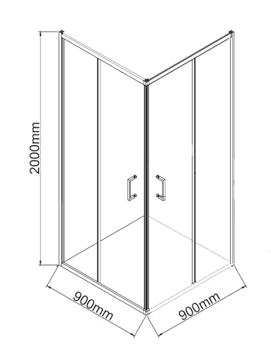 Douchewand-vierkant-90-x-90-x-200-cm-profielen-mat-zwart-helder-glas-6-mm