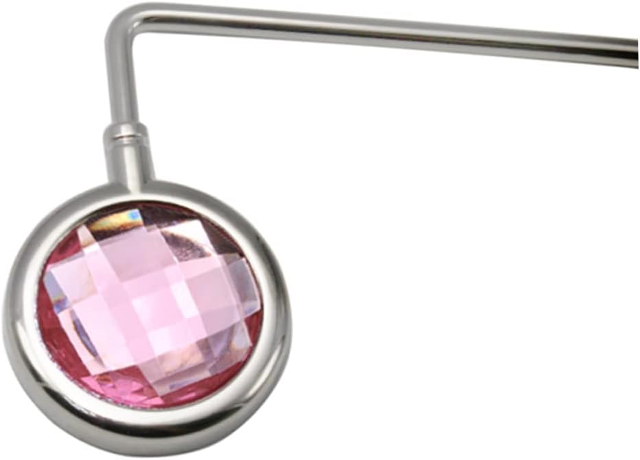 2pcs Pink Alloy Handbag Hooks for Table Purse Hangers to Keep Bags Clean and Off The Floor No-Slip Design for Desk Use Stylish and Functional Bag Holders
