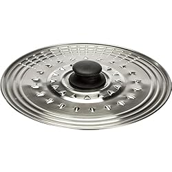 Sartenes Pequeñas Para Tapas Ibili Multiusos Antisalpicaduras-Acero Inoxidable-Sartenes y baterias de 22-24-26 cms-Tapa Colador, Plateado, 22-24-26 cm